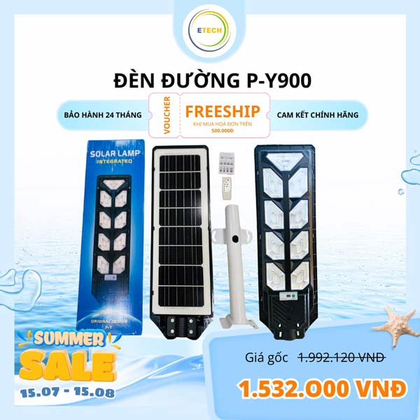 Đèn Năng Lượng Mặt Trời –P-Y900